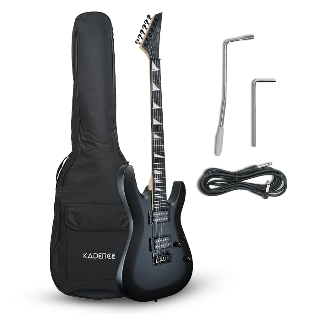 Kadence EGMBK Astroman 39” Electric Guitar | SG Style | Poplar